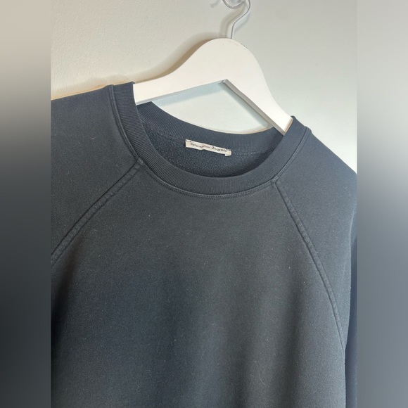 Reformation Jeans Organic Cotton Black Crewneck Sweater Sz XS Recycled Capsule - Picture 11 of 17